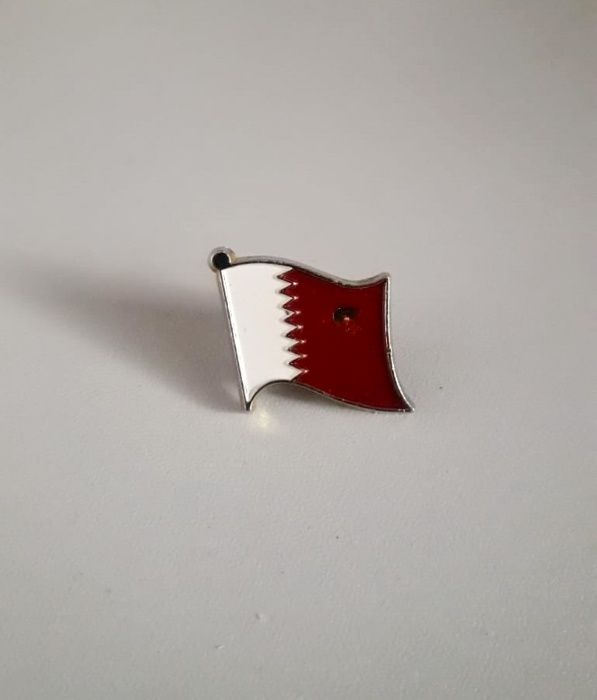 Колекционерска значка със знамето на Катар, Qatar Pin