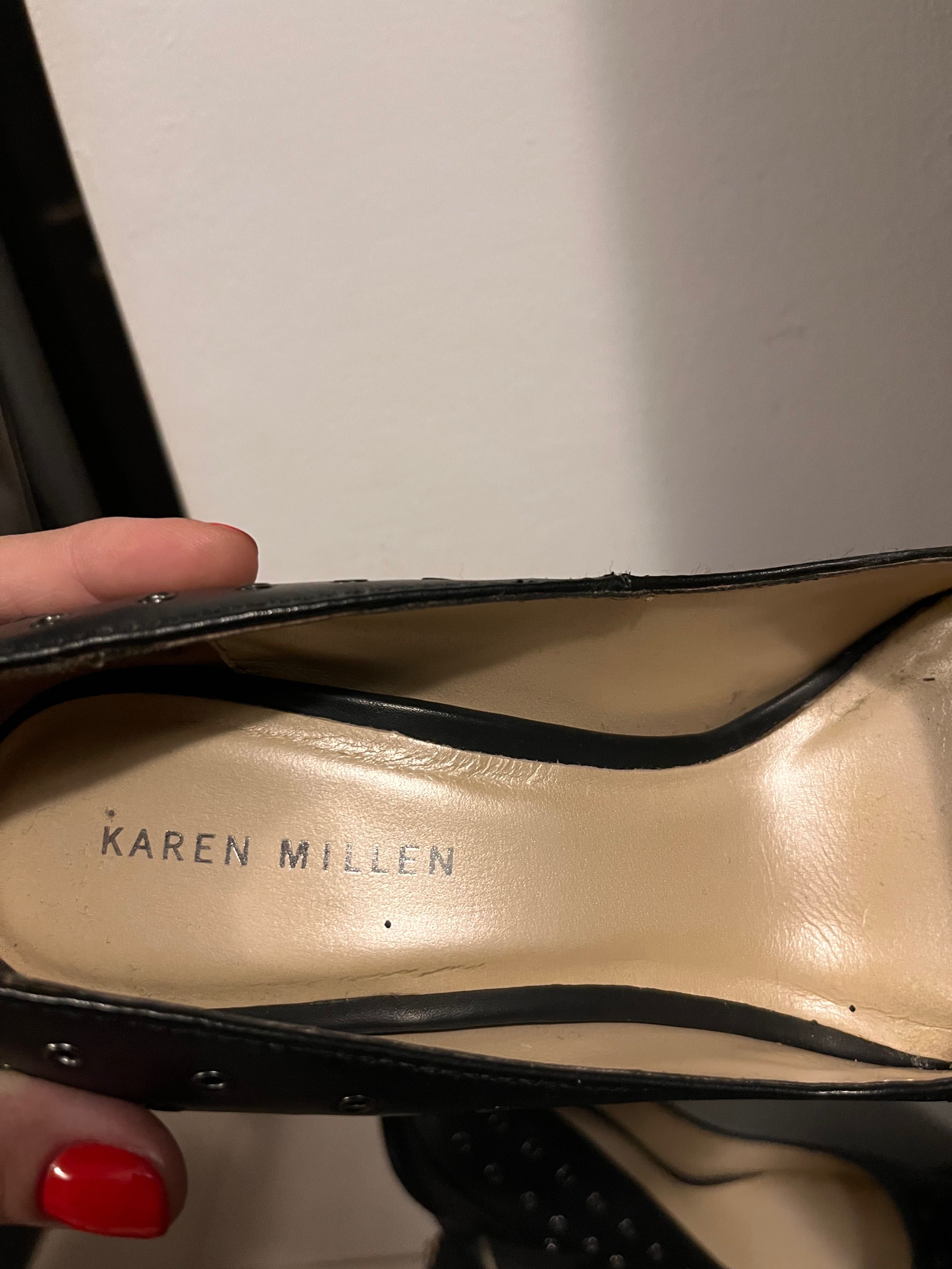 pantofi stiletto piele, Karen Millen, masura 37