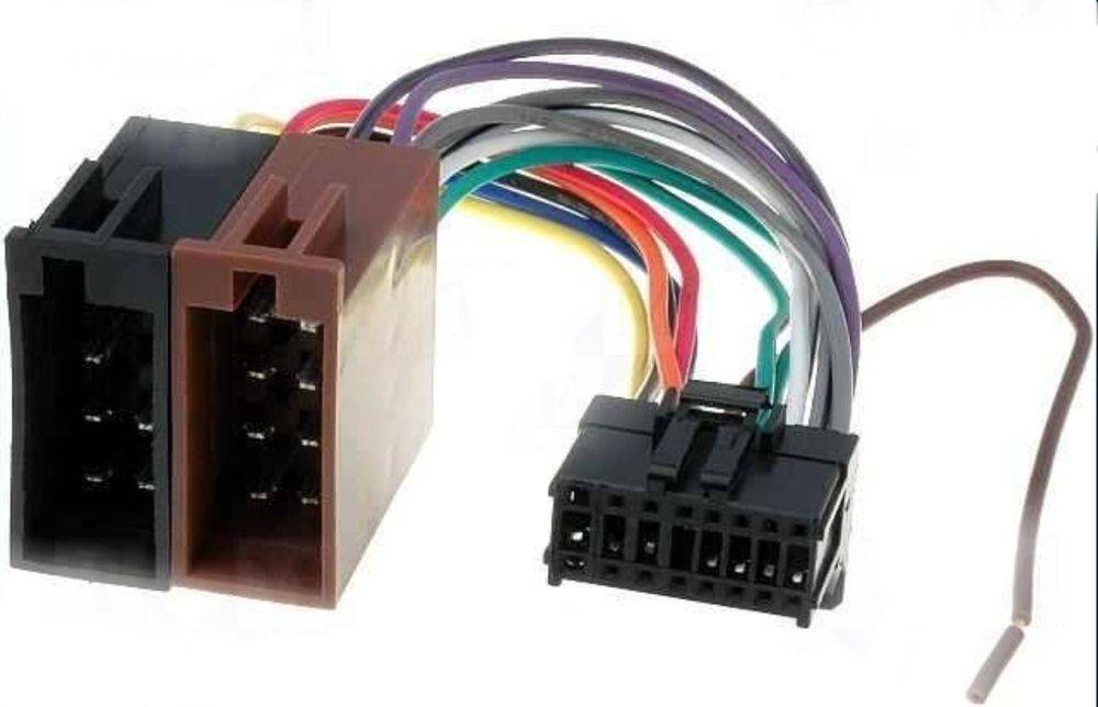 Adaptor Pioneer 16 pini la Euro-ISO mufa radio CD auto