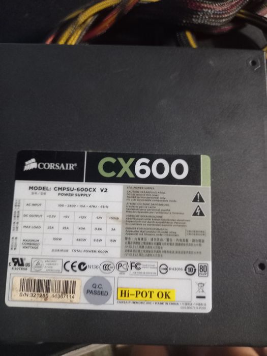 Sursa corsair cx600