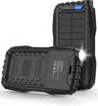 Преносима батерия STELS EnergyPlus 30K, 30000mAh, соларен панел, фенер
