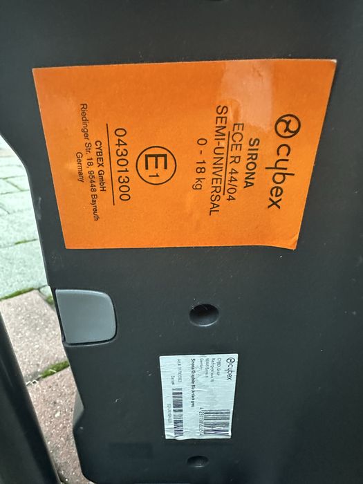 Vand scaun de masina Cybex Sirona Platinum graphite black, 0-18 kg