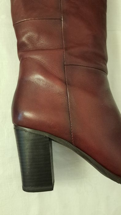 Cizme 39 Tamaris piele bordo