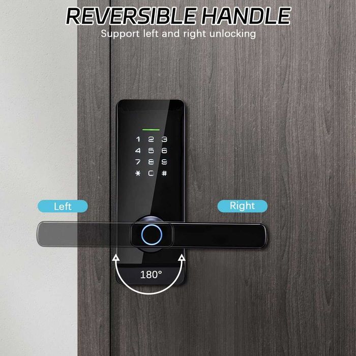 Yala/Lock Smart, INT-EXT, Cifru+Amprenta+APP WiFi, Redus de la 800RON