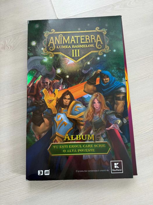 Album colectionari complet Animaterra III + set cartonase sigilat