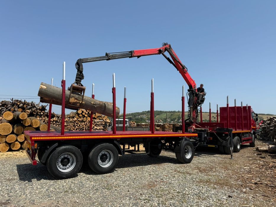 Scania G420 2010 6x6 Transport lemne - Camion Forestier -  Macara Epsi
