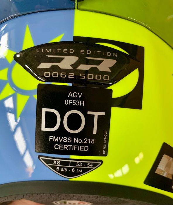 Casca agv pista Valentino Rossi