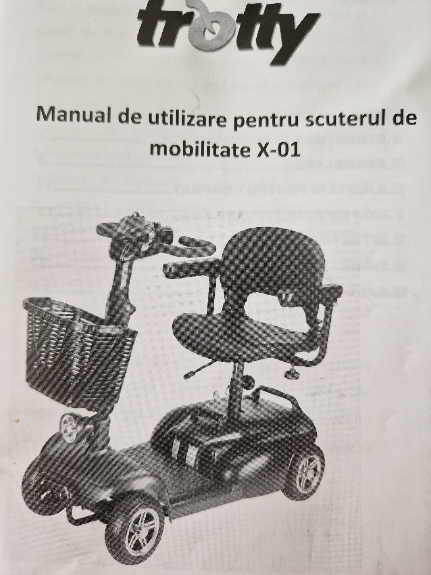 vand scuter de mobilitate ptr handicap nou