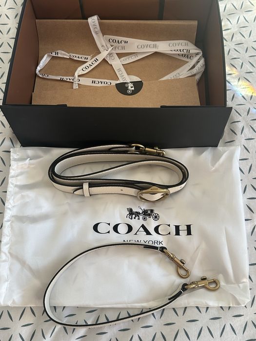 Geantă Coach Tabby 26 Bej/Albă