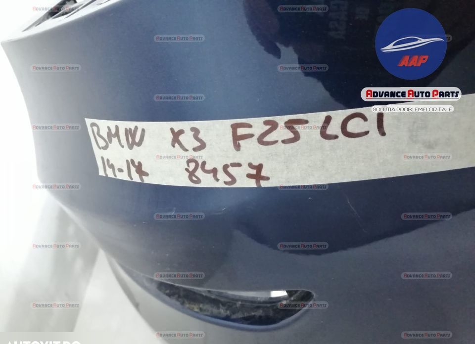 Задна броня със сензори - оригинална BMW X3 F25 (фейслифт) OEM
