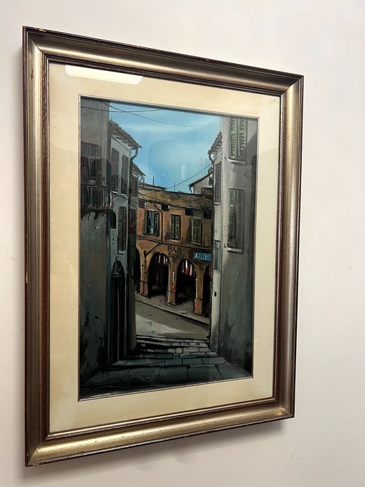 Pictura in ulei pe pânză si semnat de artistul Francis.