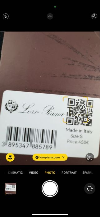 Loro Piana-Оригинална чисто нова дамска тениска S размер