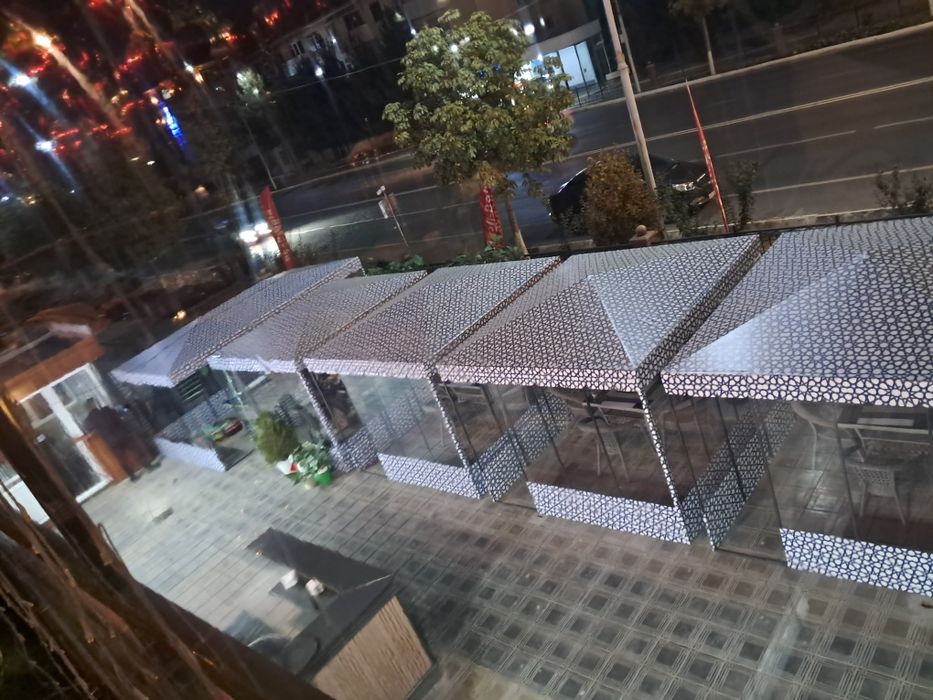 Баннер навес салафан бассейн навесларди йопамиз