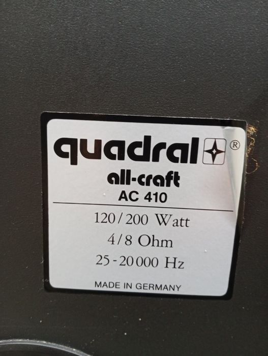 Тонколони QUADRAL All-Craft 410