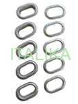 Capse Ovale 42mmx22mm Zincate Metalice Folie Transparenta Terasa