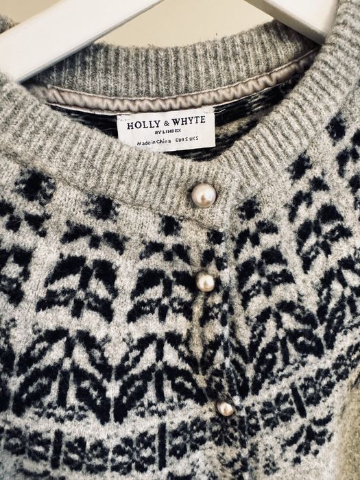 Holly&White мека жилетка с перлени копчета