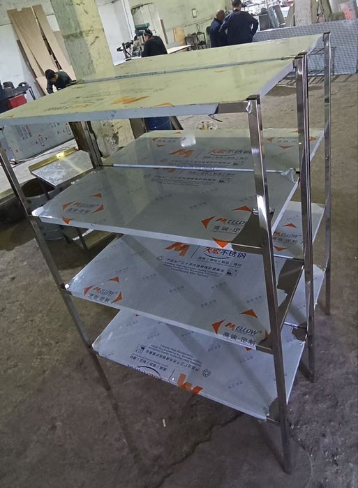 Стеллаж из нержавейки