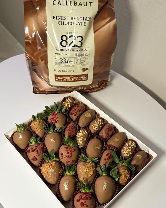 Свежая клубника в бельгийском шоколаде