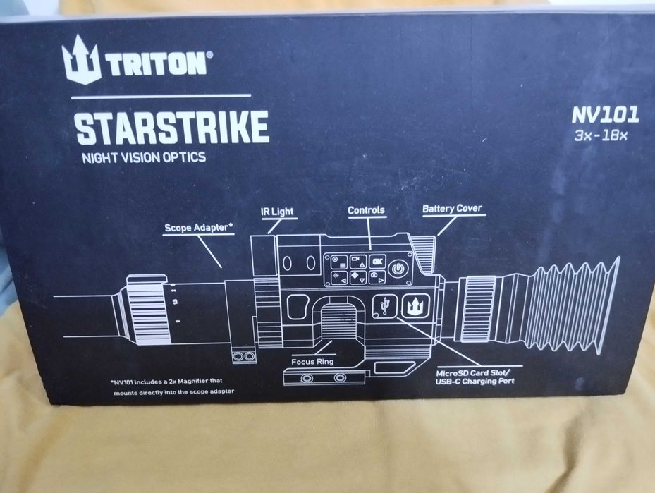 Lunetă de vânătoare TRITON NV-101 mărire 3 - 18