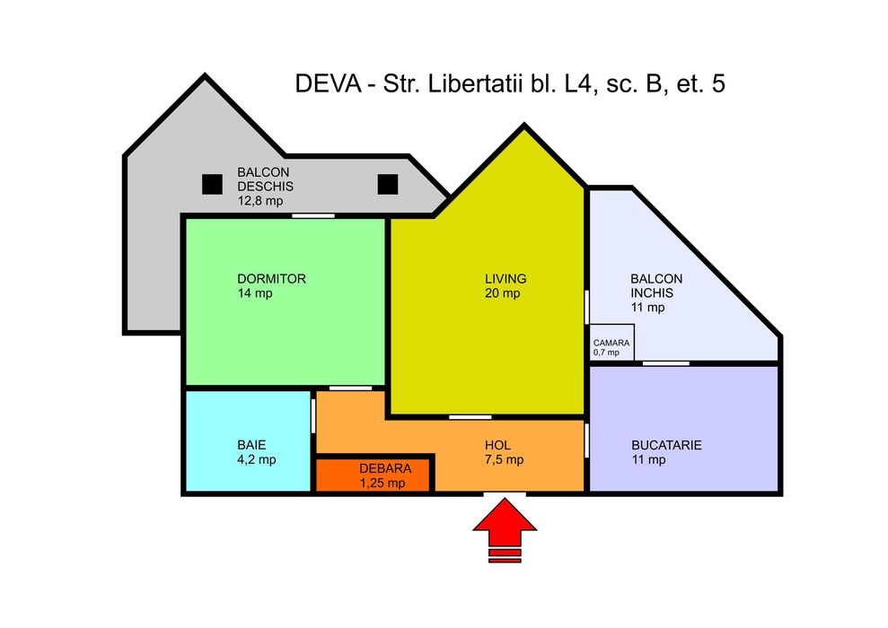 Apartament central DEVA