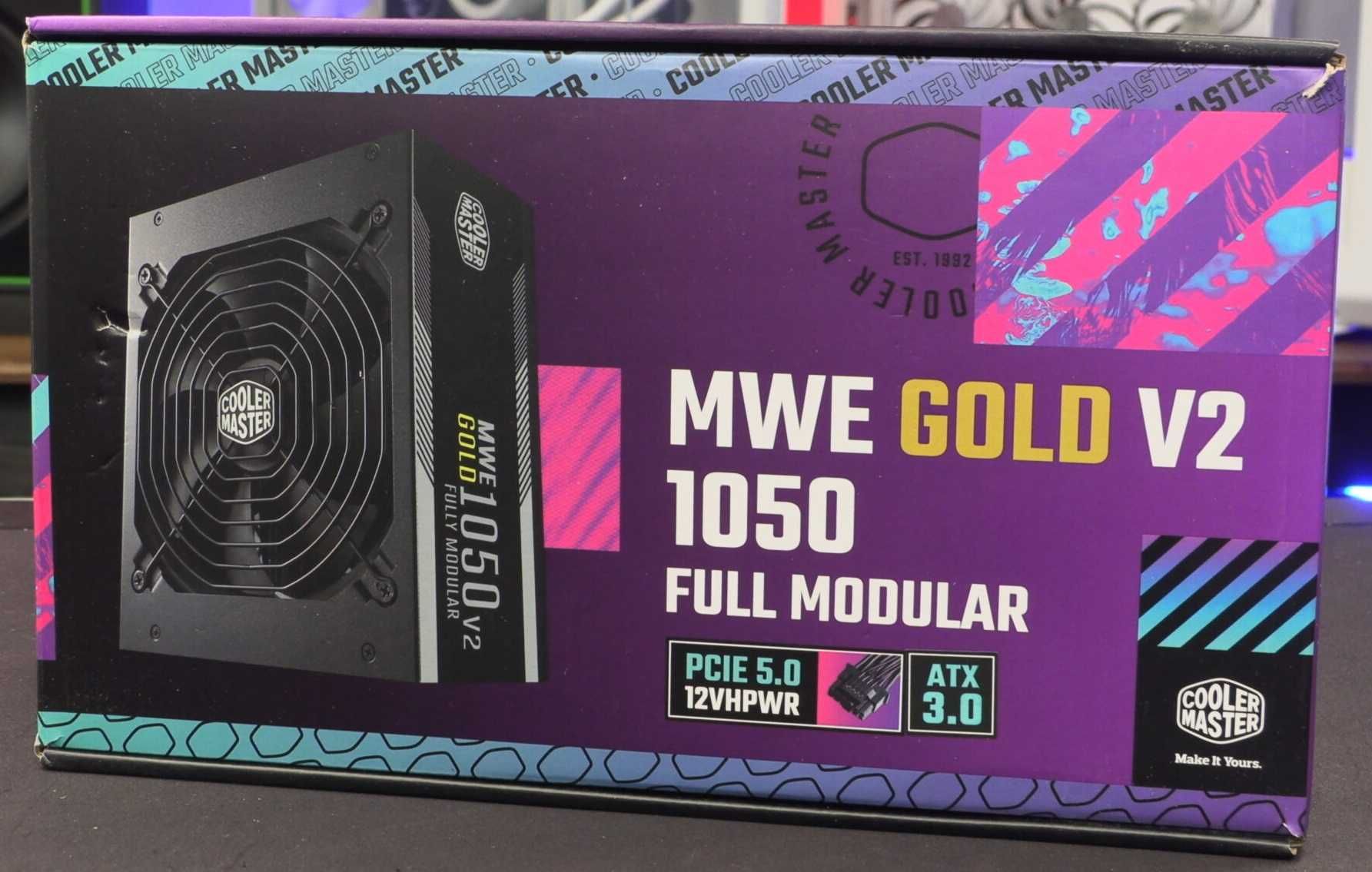 Sursa modulara Cooler Master 1000W 80Plus Gold high end, sigilata