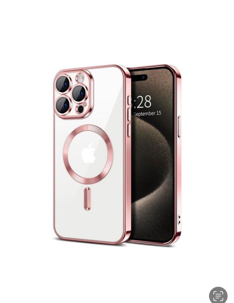 Husa Luxury Magsafe Transparenta Iphone 11/12/13/14/15/16E/16/PRO/MAX