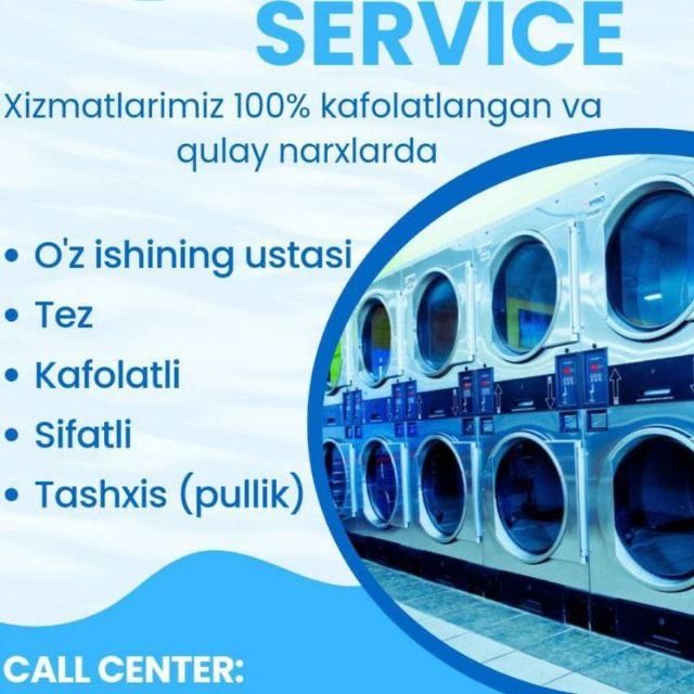 Kir moshina Ustasi 24/7 Eng Arzonchiroq, Ремонт стиральных машин 24/7