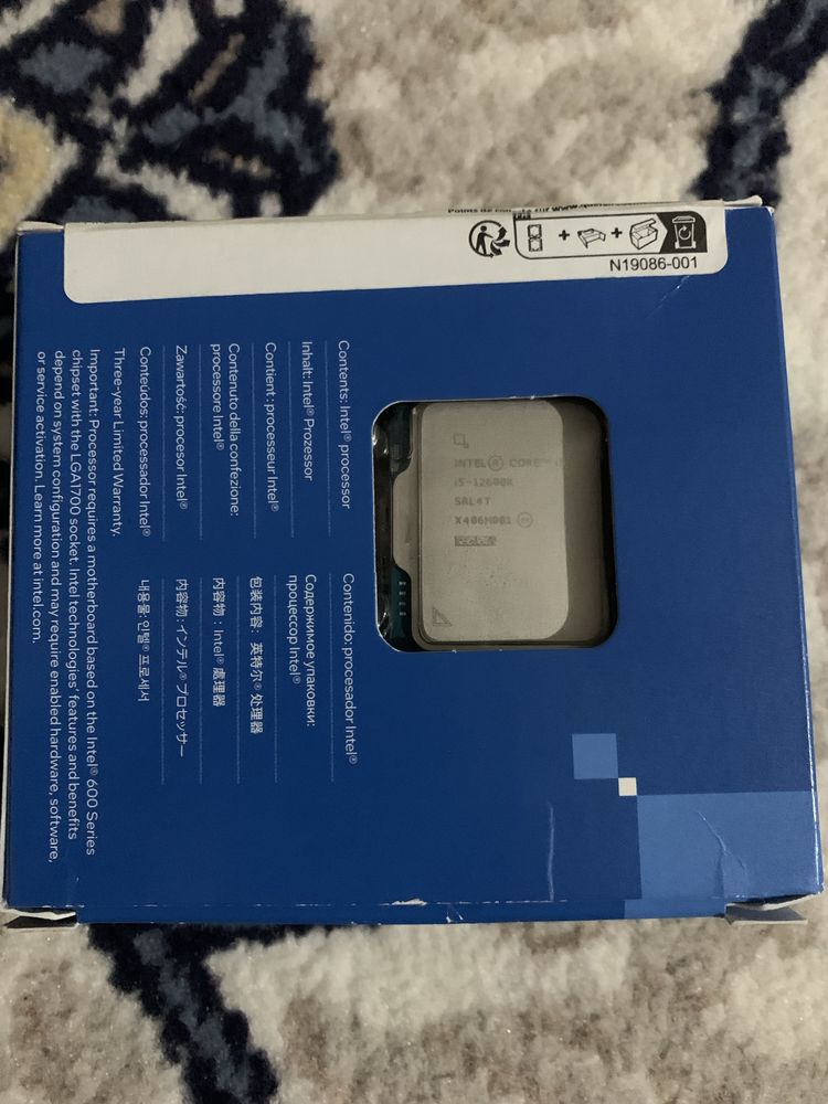 Продается i5-12600k BOX (Новый)