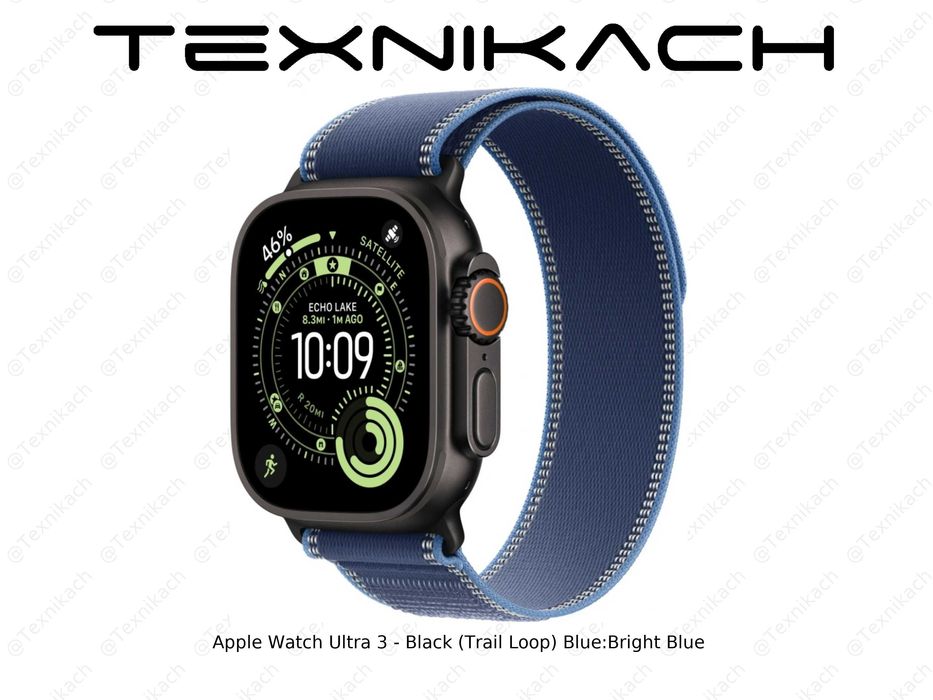 Новый • Apple Watch Ultra 3 - Black (Trail Loop)  • Доставка