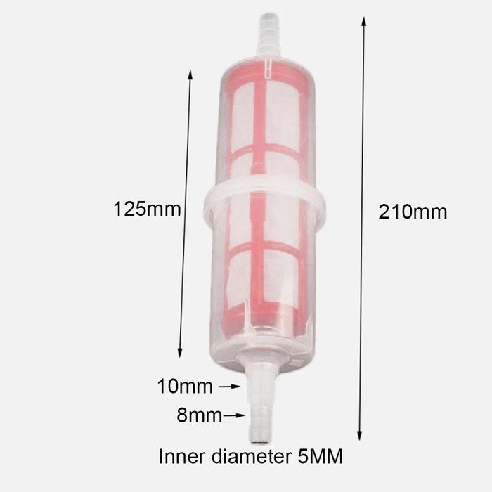 универсален дизелов филтър, голям,двоен zollex (d5 мм) 49032/03405 ...