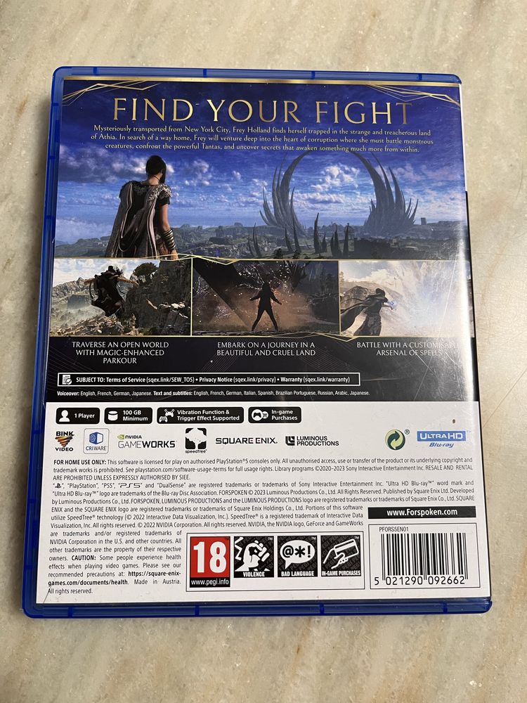 PS 5 игра Forspoken