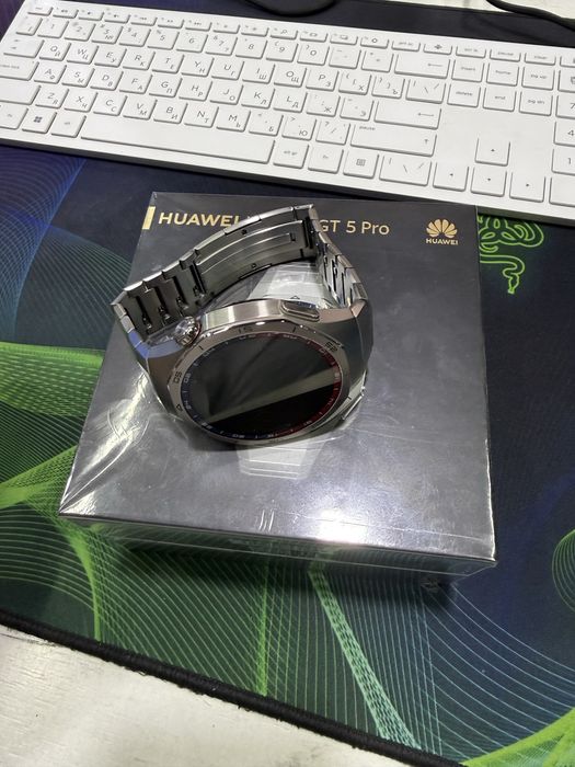 Смарт часы Huawei watch gt 5 pro Titan