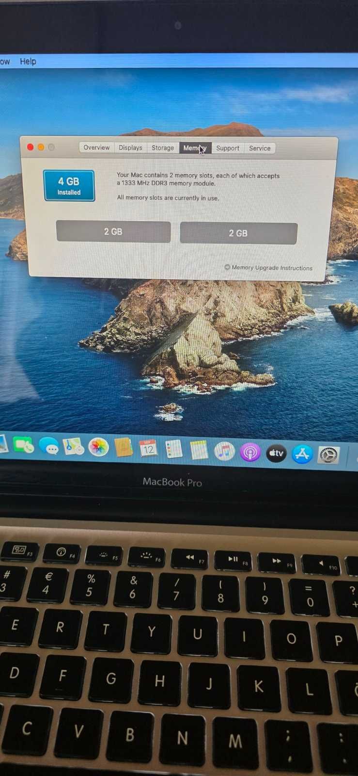 MacBook Pro 13.3'' 4GB RAM 128GB SSD Intel Core i5-като нов!Батерия-8ч