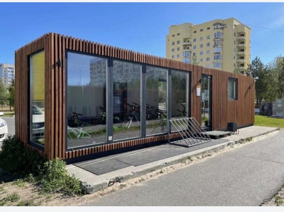 Вагон контейнера, модульные дома