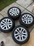 Set 4 jante originale BMW Style 156 + anvelope Continental 205/55 R16