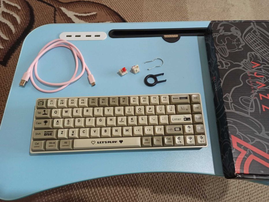 Проводная механическая клавиатура Ajazz AK680 Type-C, с RGB-подсветкой
