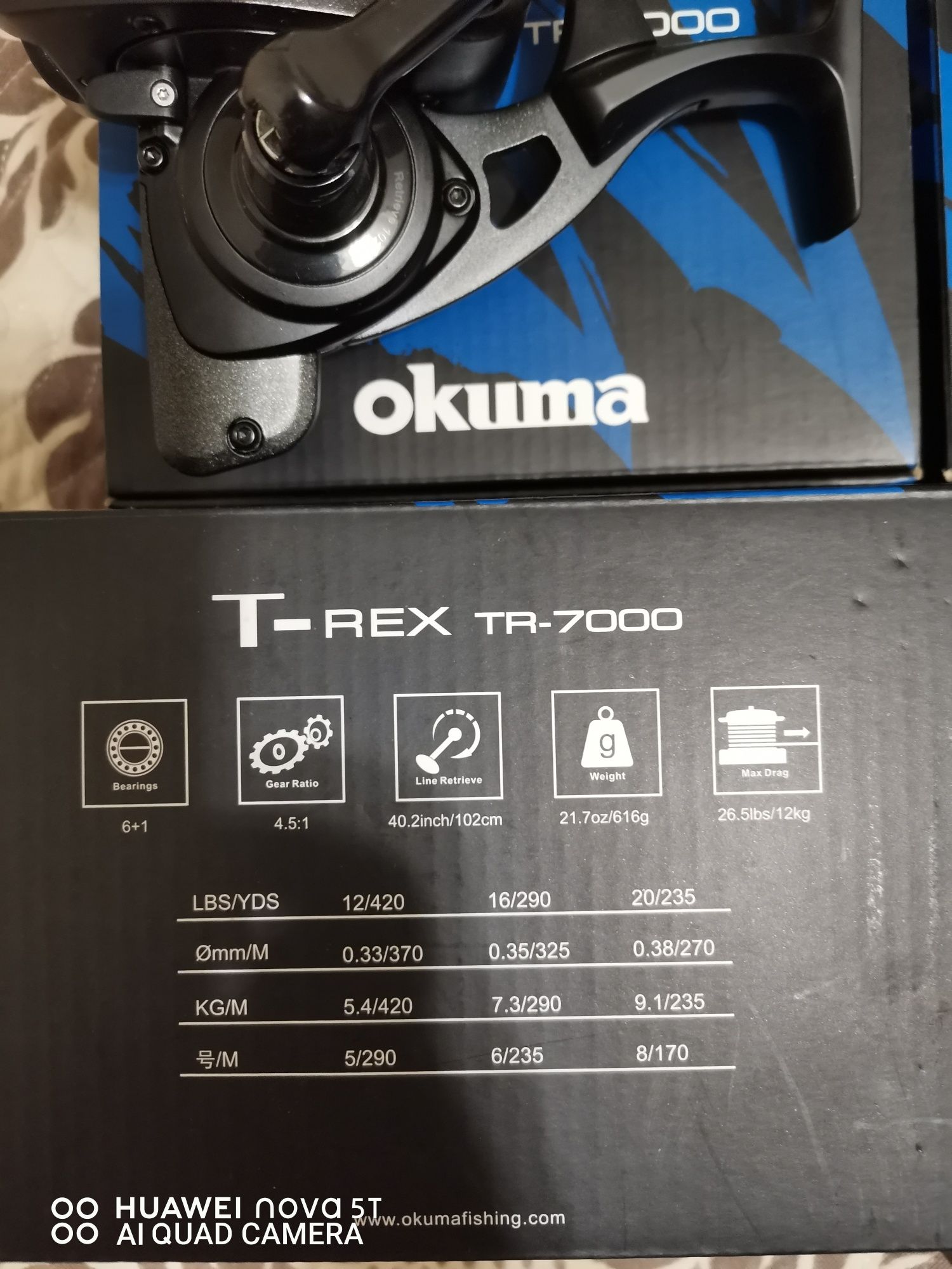 4Mulinete Okuma t-rex 7000