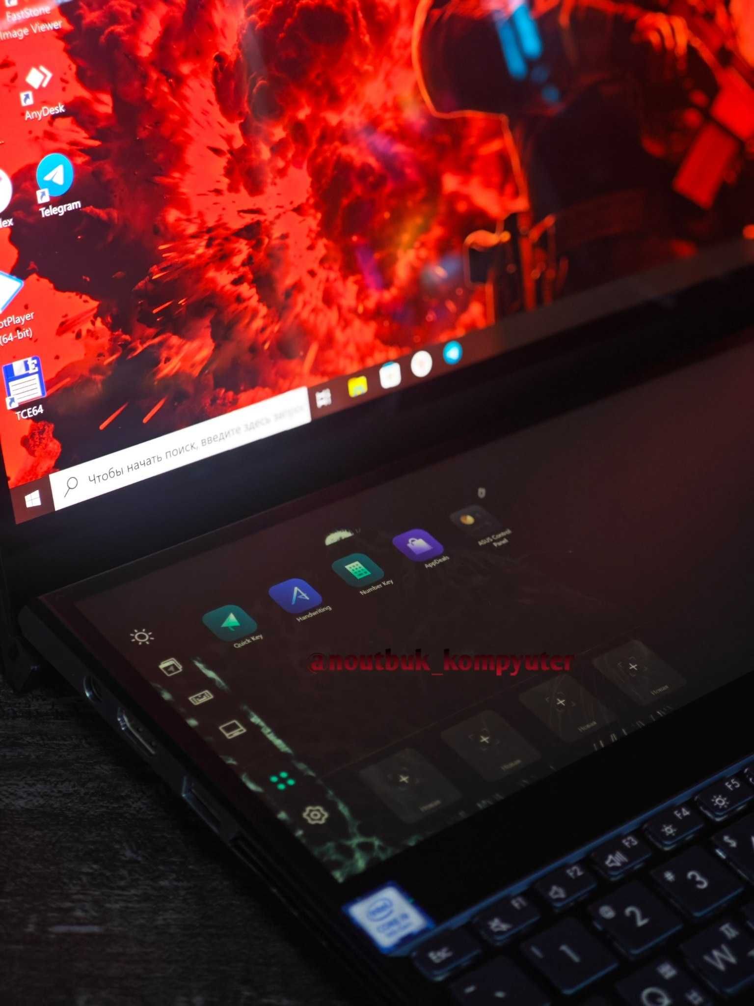 Мощный игровой Asus Zenbook Duo Pro Core I9
