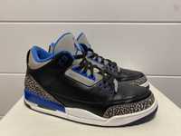 Nike Air Jordan 3 Retro Sport Blue 45 mid high low force dunk max 1