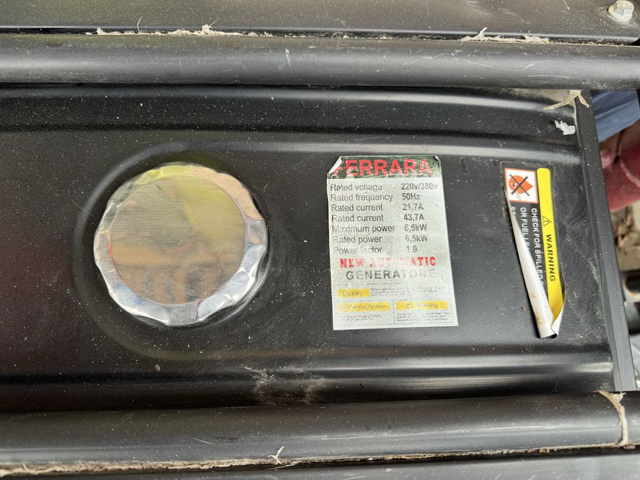 Vănd generator trifazic 6,5 kw