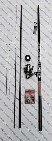 SET FEEDER PRO FL Lanseta Black Panther 3,90m + EFB5000 si 150m fir