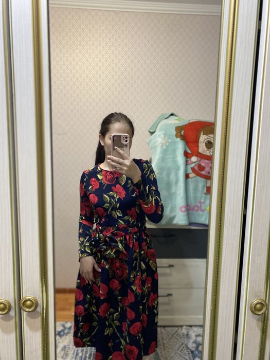 Платье крестьянка