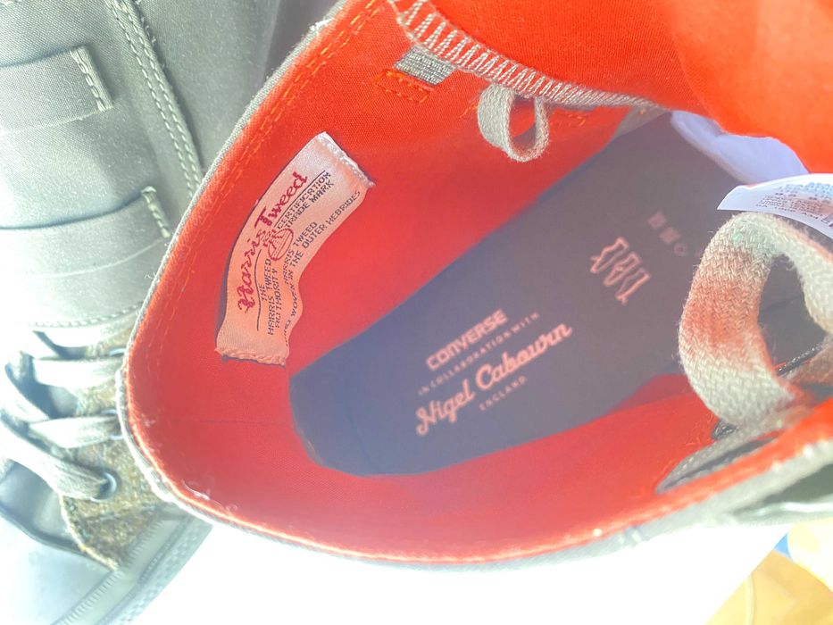 Converse x Nigel Cabourn marimea 43 noi - editie limitata Harris Tweed