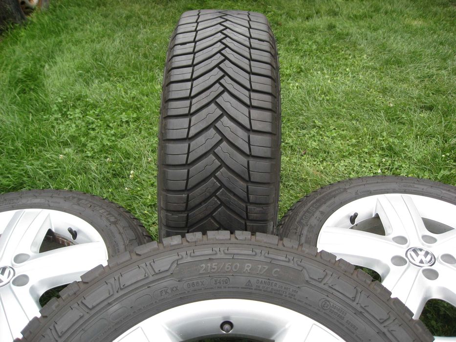 Jante roti Aluminiu 17" Vw T6 T6.1 T5 215 60 17C Michelin CrossClimate