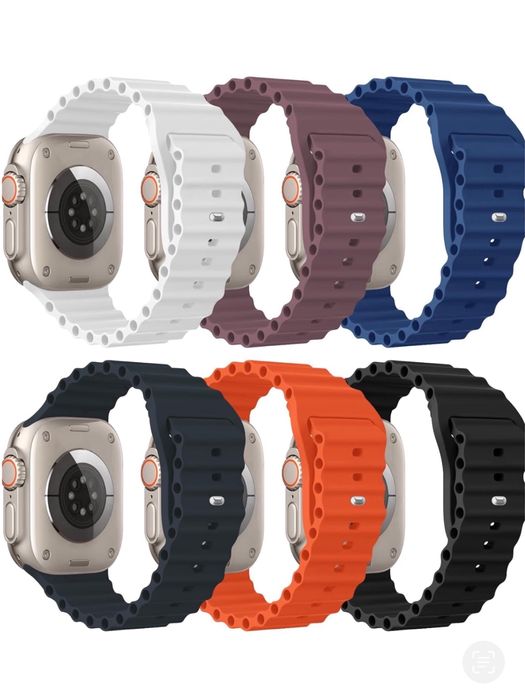 Curea Husa Tpu Silicon Gauri Laterale Ceas Apple Seria 1-10 SE ULTRA