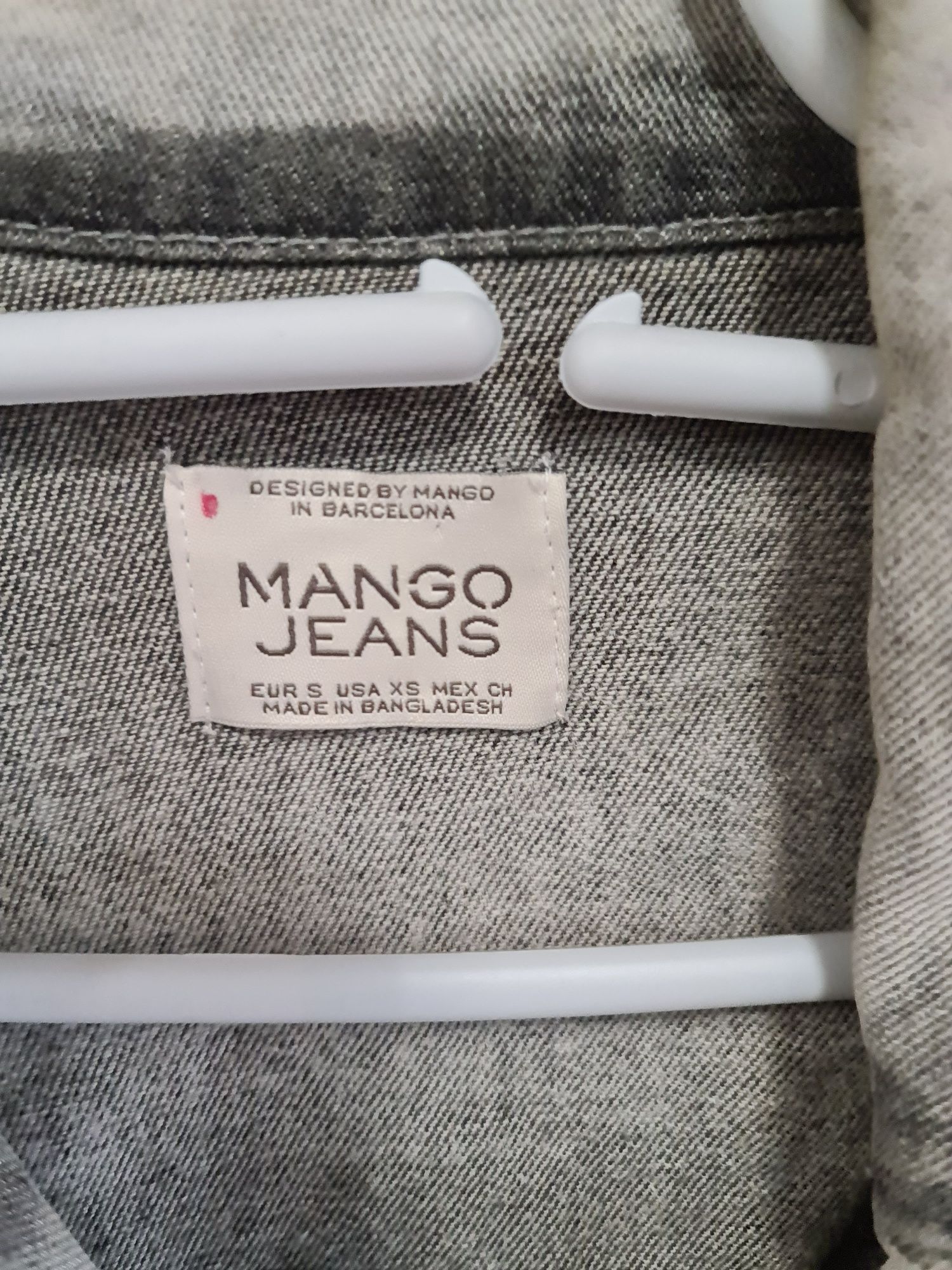 Geaca blugi Mango Jeans Barcelona