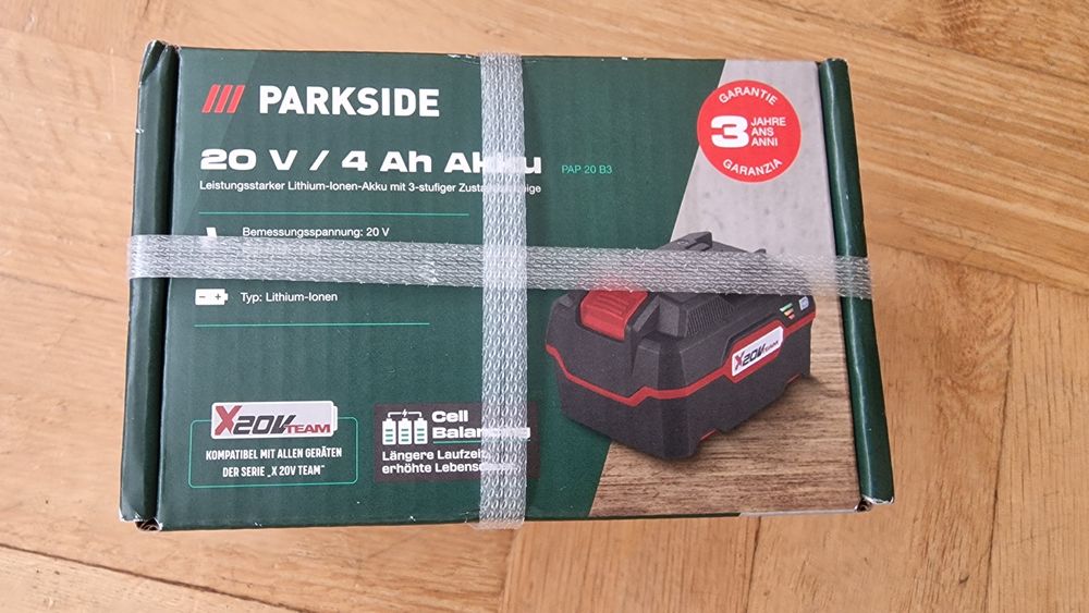 Parkside батерия 4Ah 20v