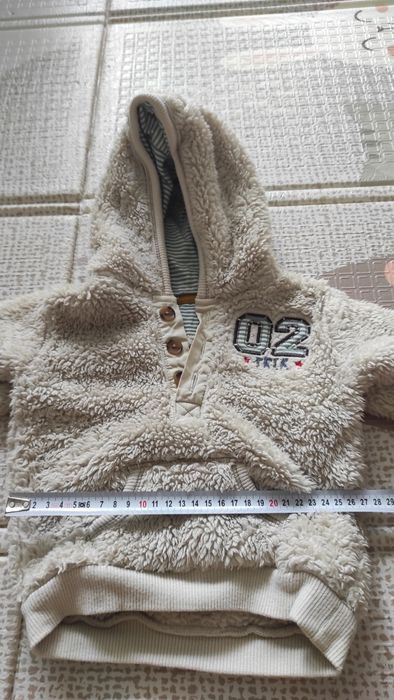 Топъл суичер Marks& Spencer 3-6 м като нов