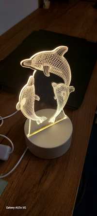 Lampa led -delfini