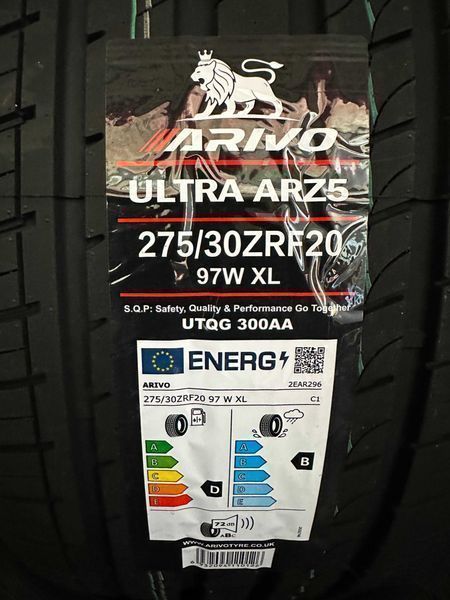 Нови летни гуми ARIVO ULTRA ARZ5 275/30R20 97W XL RUN FLAT НОВ DOT